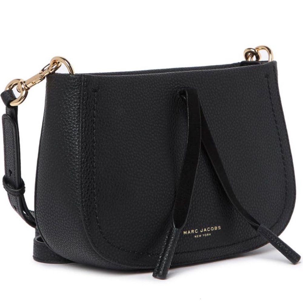 🔥🔥🔥NEW Marc Jacobs Maverick Black Leather Crossbody Bag